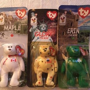 Ty McDonalds Teenie Beanie 1999 Maple Erin Glory The Bears Brand New